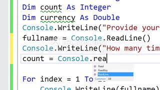 2-Variables VB .NET
