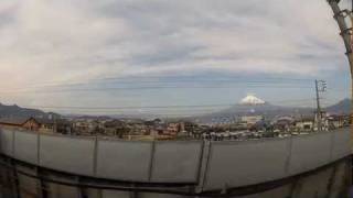 東海道新幹線　車窓から望む富士山　Mt.Fuji View from the shinkansen window