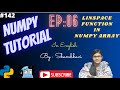 Numpy Library EP:06 | Linspace function |  numpy tutorial in english |  create numpy array