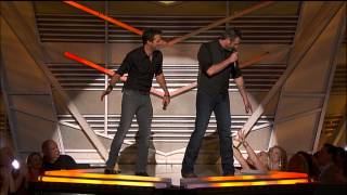 Blake Shelton \u0026 Luke Bryan Discuss Luke's Jeans - 2013 ACM Awards