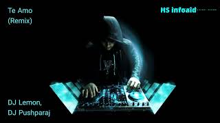 DJ Lemon X DJ Pushparaj - Te Amo (Remix) - HS infoaid
