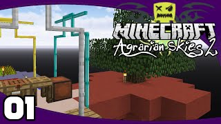 Agrarian Skies 2 - Ep. 1: Getting Started | AS2 Minecraft Modpack Let's Play