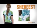 shebeest s cut cycling jersey upf 45 short sleeve for women