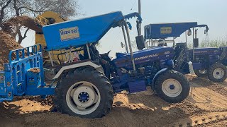 Farmtrac 45 powermaxx epi full loaded trolley,performance,ट्रैक्टर ने ताक़त भहोत लगाई 🔥!