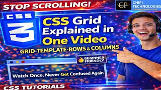 grid-template & grid-template-areas in CSS Grid | Practical Example - Session 4- ChiPi Technologies