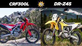 Honda CRF300L vs Suzuki DR-Z4S (2025) | Best Dual Sport Bike Comparison!