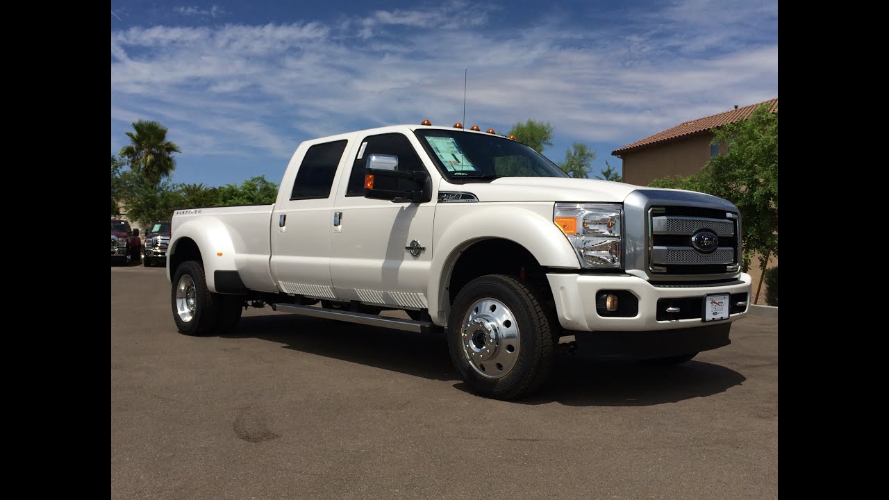 2016 Ford F-450 Platinum 4x4 Walkaround - YouTube