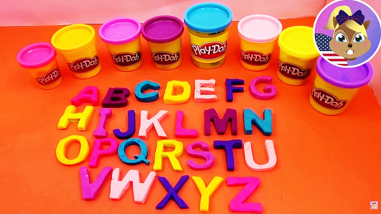 ABC Learning With Play Doh - Play Doh Alphabet Learning For Kids Demo ...