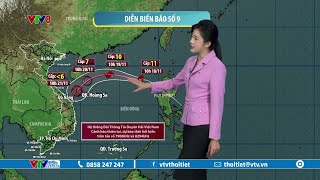 Dự báo thời tiết biển ngày 18/11/2024 | Diễn biến bão số 9 | VTVWDB