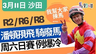 【賽馬易到咁】(3月11日) 周六例必爆冷，呢3條Q好抵賭！｜賽馬貼士｜冷馬過關｜沙田日馬