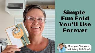 Easy Fun Fold Card Template (Use Any Stamps, Ink & Paper)