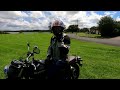 a girl who loves motorbikes learning gears on a gb350 honda