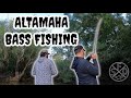 SUMMERTIME ALTAMAHA RIVER BASS FISHING 🎣🔥 (WE FOUND A BOAT)