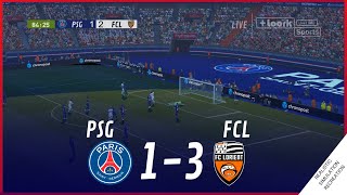 PARIS SAINT GERMAIN vs. FC LORIENT [1-3] • MATCH HIGHLIGHTS | VideoGame Simulation & Recreation