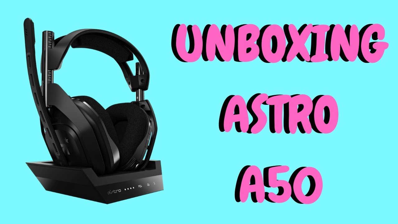 Astro A50 Wireless Gaming Headphones Unboxing | @velvetxvault - YouTube