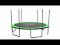 how to assemble trampoline ustr154c01 by songmics