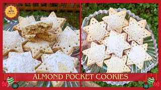 Day 9: Almond Stuffed Cookies | Stuffed Dessert Cookies | Step By Step Recipe Stuffed Cookies