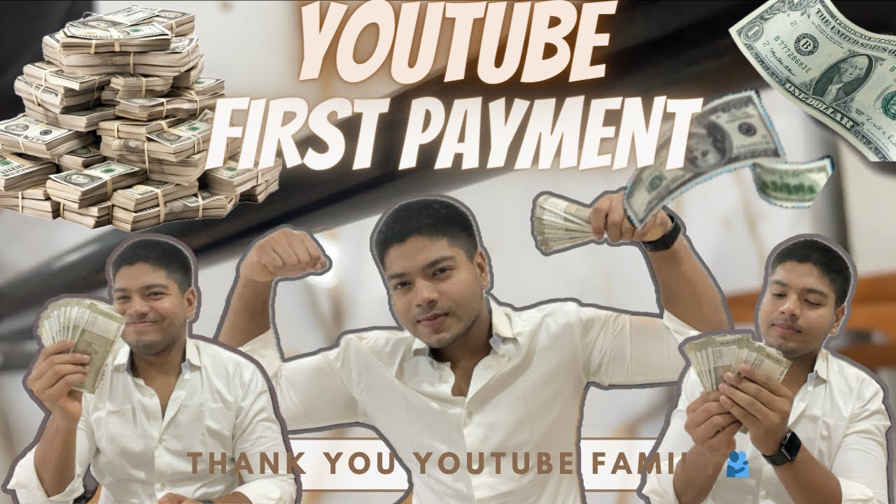 FIRST YOUTUBE PAYMENT 🥺🫶🏻।THANK YOU YOUTUBE FAMILY ।YOUTUBE JOURNEY ️ ...