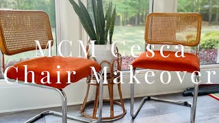 DIY- Mid-Century Modern Cesca Chair Makeover