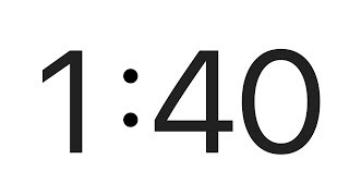 1 Minute 40 Second Timer (100 Seconds)