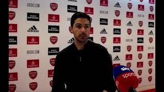 Arsenal 0-2 Chelsea | Mikel Arteta Post match interview | penalty on Saka, missing players, man city