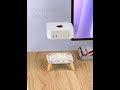 aoduke 2024 macmini m4 solid wood transparent docking station stand macmini macmini2024 macminim4