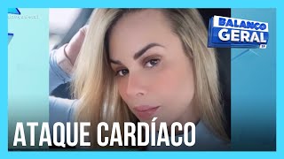 Influenciadora morre de ataque cardíaco após desabafo nas redes sociais