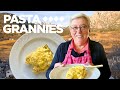 Discover Alpine cornmeal polenta with a cheesy egg sauce! | Pasta Grannies