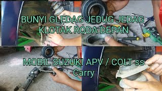 Tutorial Cara Mengganti Karet Support Shockbreaker Mobil Suzuki Apv / Colt ss Carry