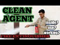 Clean agent fire extinguisher | working, uses , incide | study shop