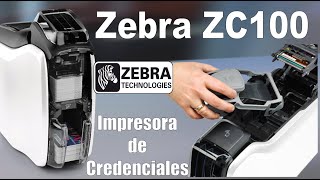 Unboxing Impresora de Credenciales Zebra ZC100 Tarjetas y credenciales de PVC ZC11-0000000LA00