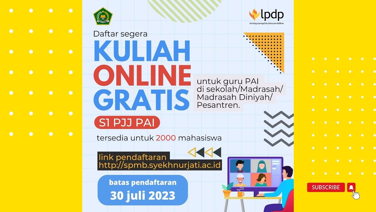 Cara Daftar Beasiswa S1 Kuliah Online 2023 - YouTube