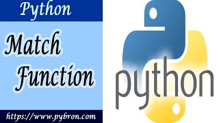 Match Function in Python Regular Expressions | Python Tutorial | PyBron | #3