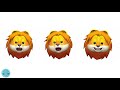 three lion animoji s singing it s coming home