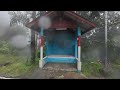 super heavy rain hit indonesia s mountain villages walking in the rain rain thunder for sleeping