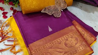 EXCLUSIVE CHINNALAMPATTU TRADITIONAL BORDER SAREES || BANANA PITH SAREES || VALLAI NAAR PATTU