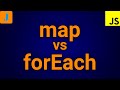 JavaScript Map vs forEach