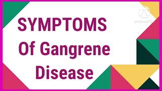 UNDERSTANDING GANGRENE. A SERIOUS COMPLICATIO OF DIABETES..