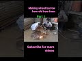 #making wheel barrow from old  drum  #wheelbarrow #best wheelbarrow #best cheapest wheelbarrow