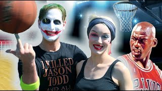Joker & Harley Quinn play BASKETBALL