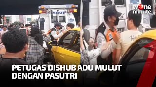 Adu Mulut dengan Pasutri Pengendara Mobil, Petugas Dishub Malah Diteriaki Warga I tvOne Minute