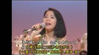 鄧麗君  みちのくひとり旅 陸奧孤獨之旅 日語歌詞中譯 有押韻 1985 完整歌詞版 360p