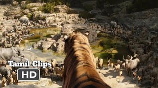 The Jungle Book (2016) - Shere Khan Taking Scene Tamil [4/15] | Movieclips Tamil