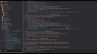 Expand-Region(Selection) Flycheck(Syntax) Treemacs(Browser) & Projectile(Project Manager) on Emacs