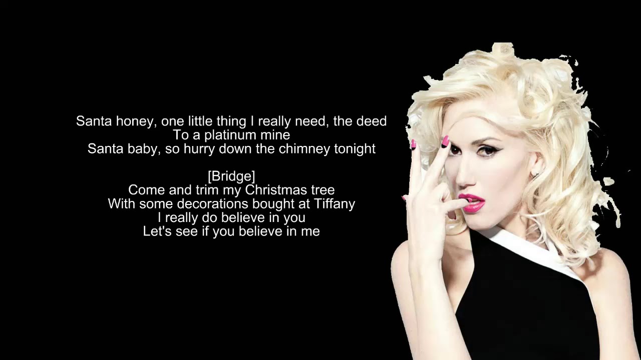 Gwen Stefani=Santa Baby Lyrics - YouTube