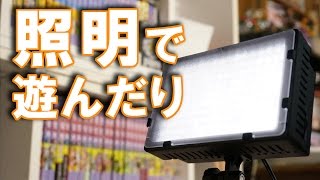 【照明】動画を明るく照らす照明を買ったので試行錯誤しながら遊んでみた！