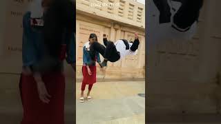 Flips with style😍 #cute #girl  #short #shorts  #youtube #trending #viral #video #new #trend