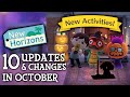 10 UPDATES & CHANGES in October 2024 (New Activities) - Animal Crossing New Horizons