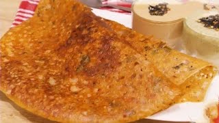 15 நிமிடத்தில் மொறு மொறு கோதுமை ரவை தோசை // Tasty wheat rava தோசை recipe