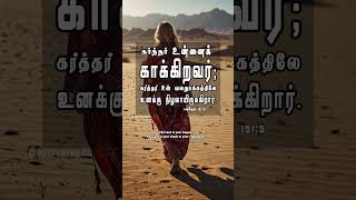 கர்த்தர் உன்னைக் காக்கிறவர்; கர்த்தர் உன் வலதுபக்கத்திலே உனக்கு நிழலாயிருக்கிறார்